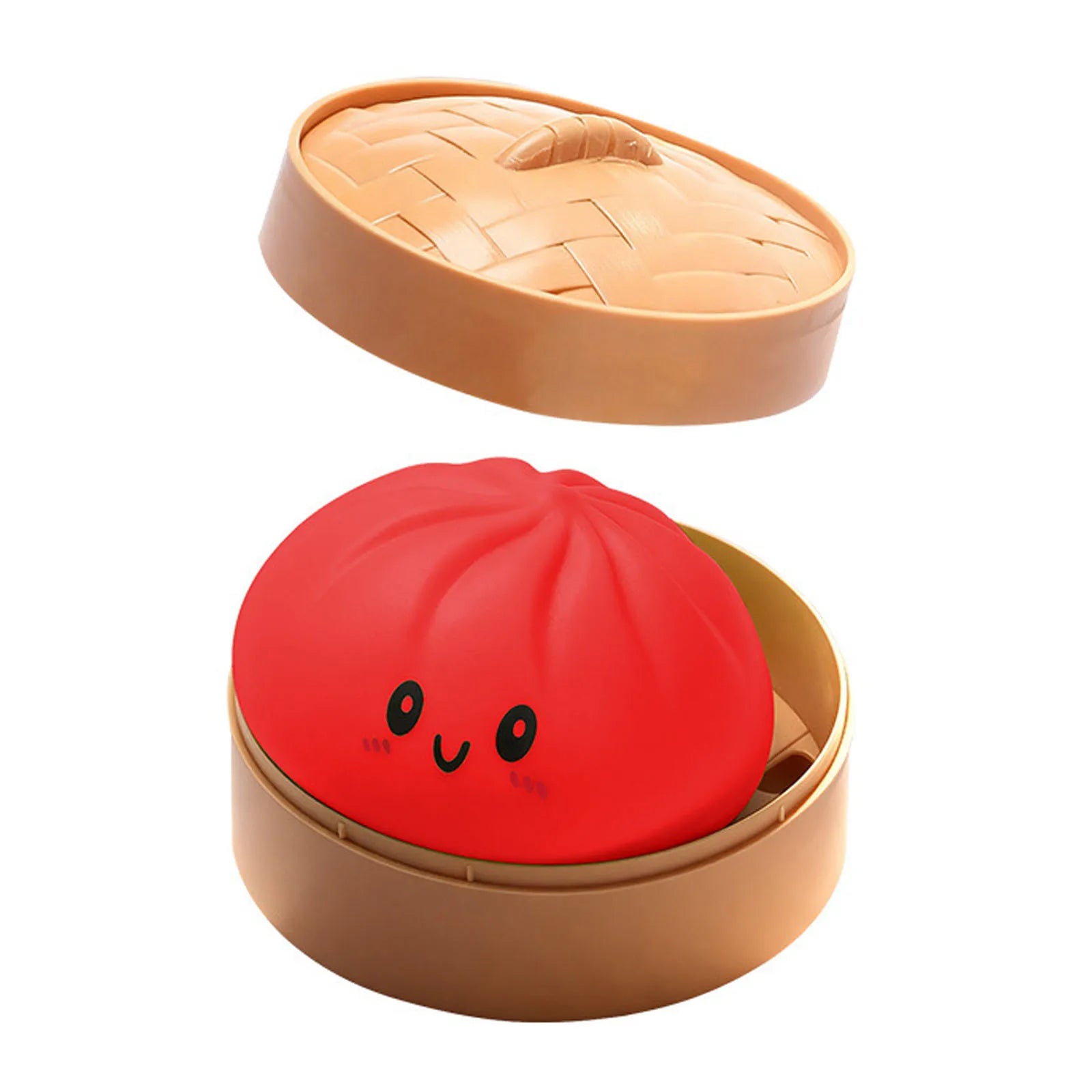 Large Dumpling Stress Ball with Steamer