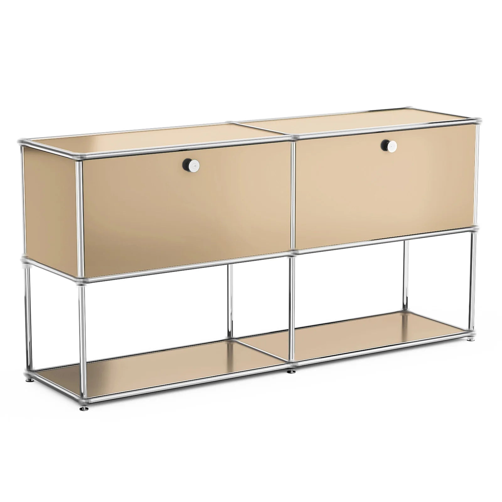 Modern Storage Cabinet Stainless Metal Organizer