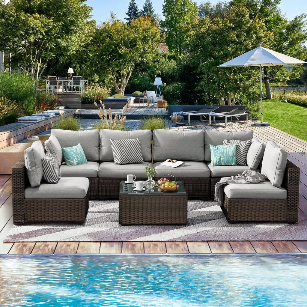 7 Pieces Patio Furniture Set