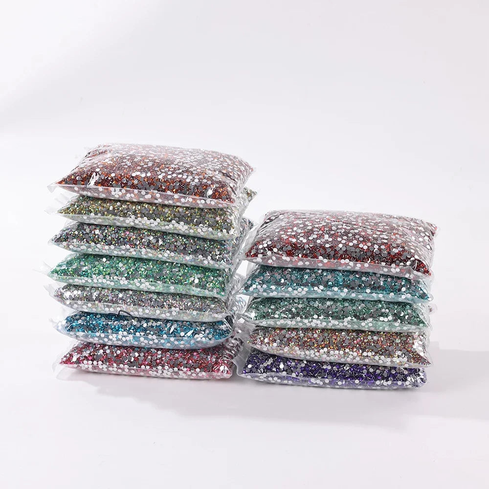 Big Package 2-6mm Resin Nail DIY Glitters