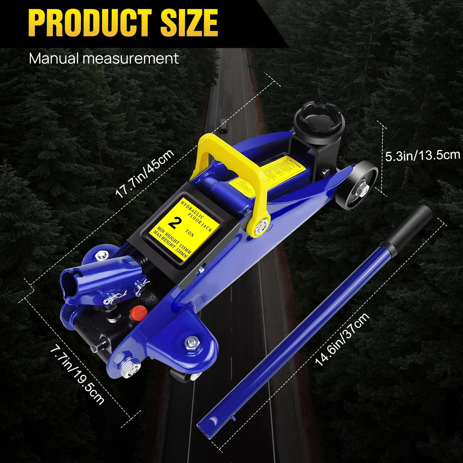 Hydraulic Trolley Floor Jack 2 Ton