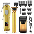 Professional Hair Clipper and Trimmer Set Men