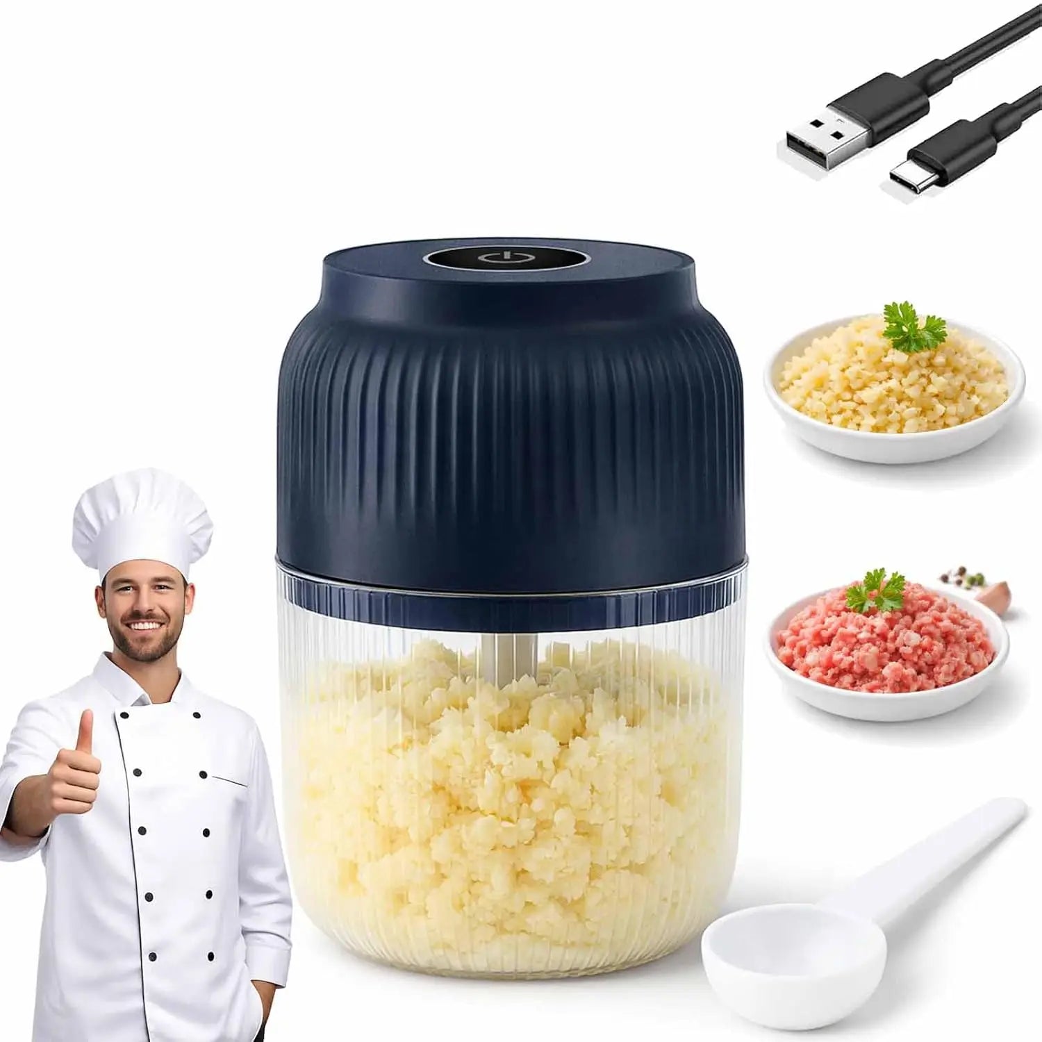 Household Electric Garlic Crusher