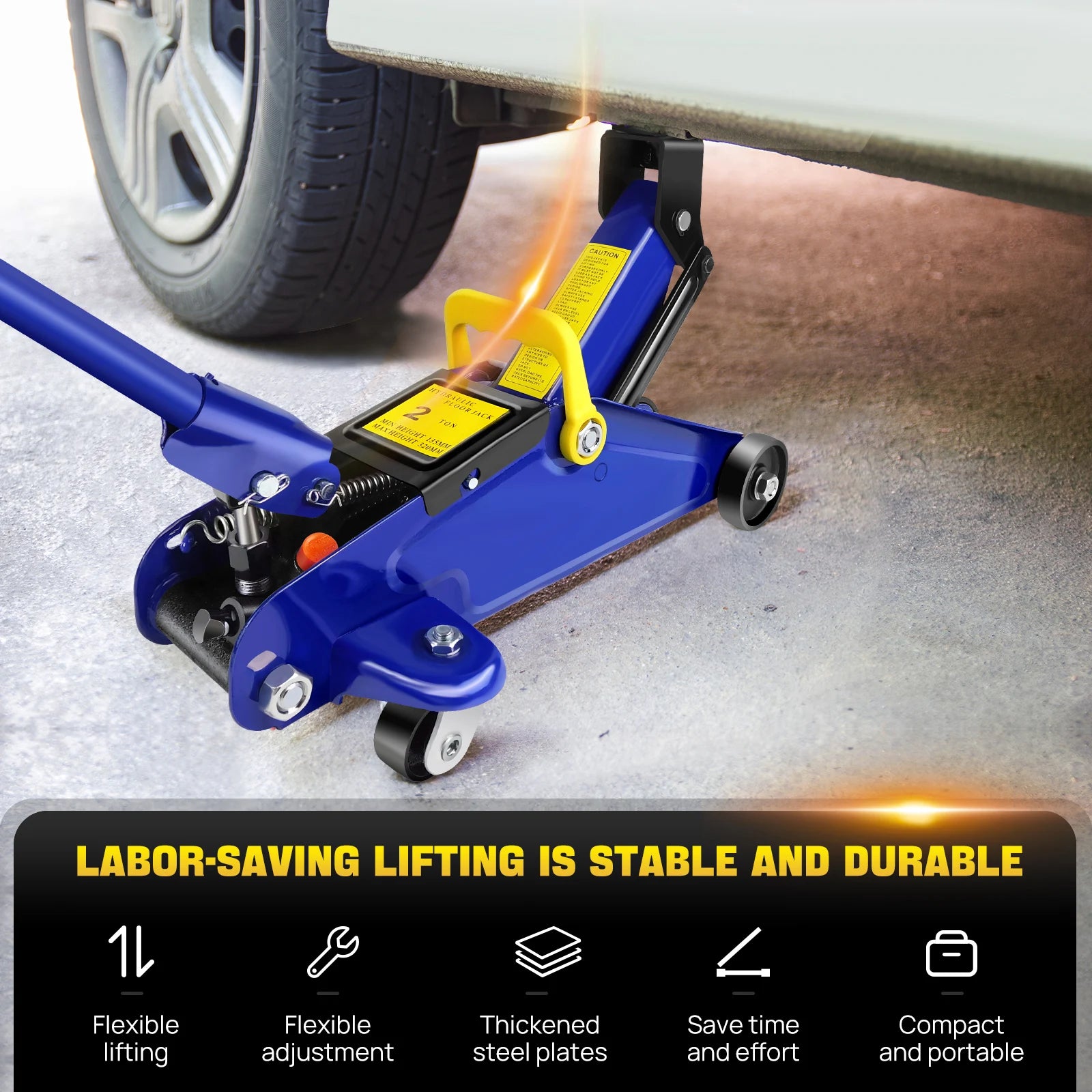 Hydraulic Trolley Floor Jack 2 Ton
