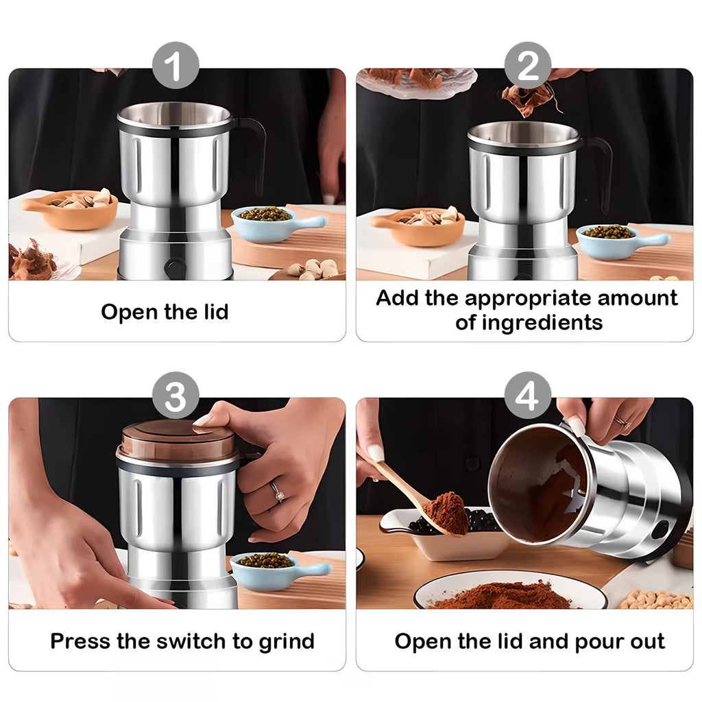 Multipurpose Electric Coffee Bean Grinding Tool
