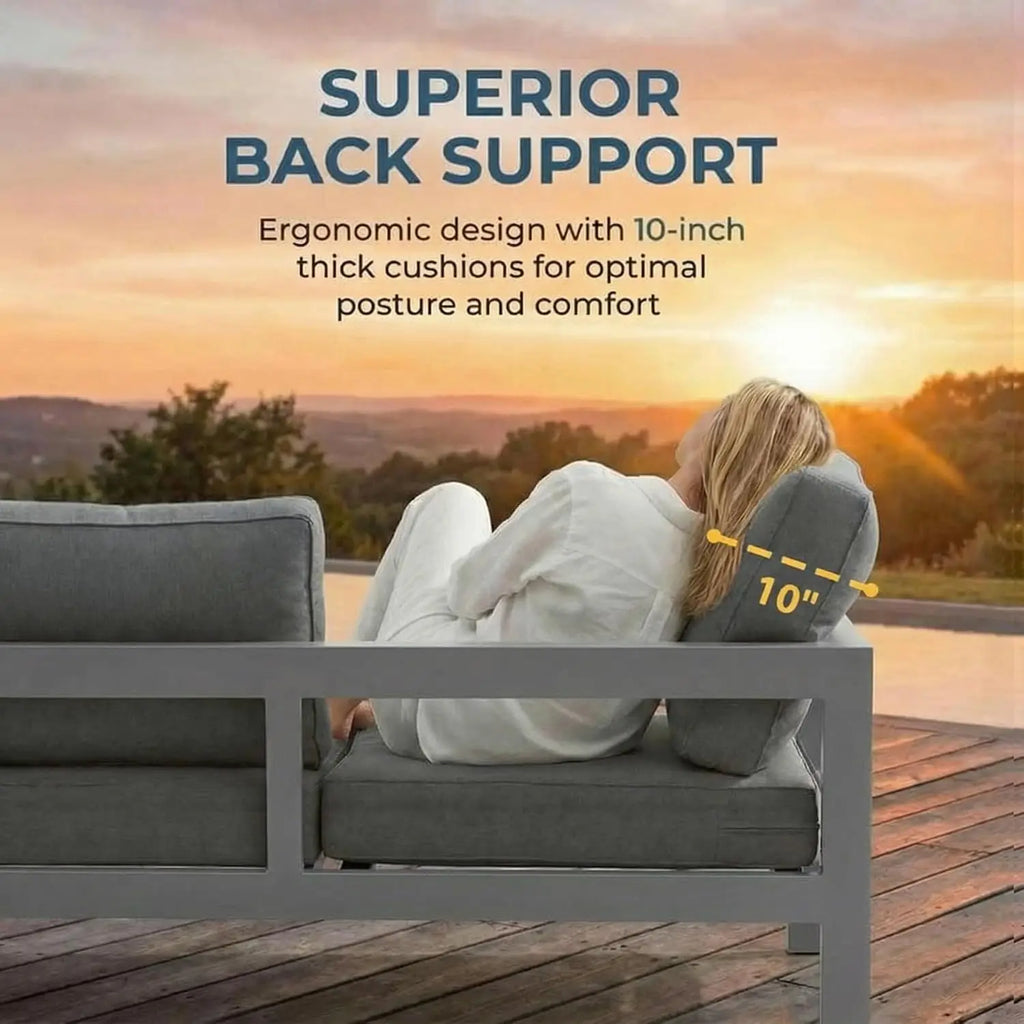 Aluminum Patio Furniture Set for All Weather