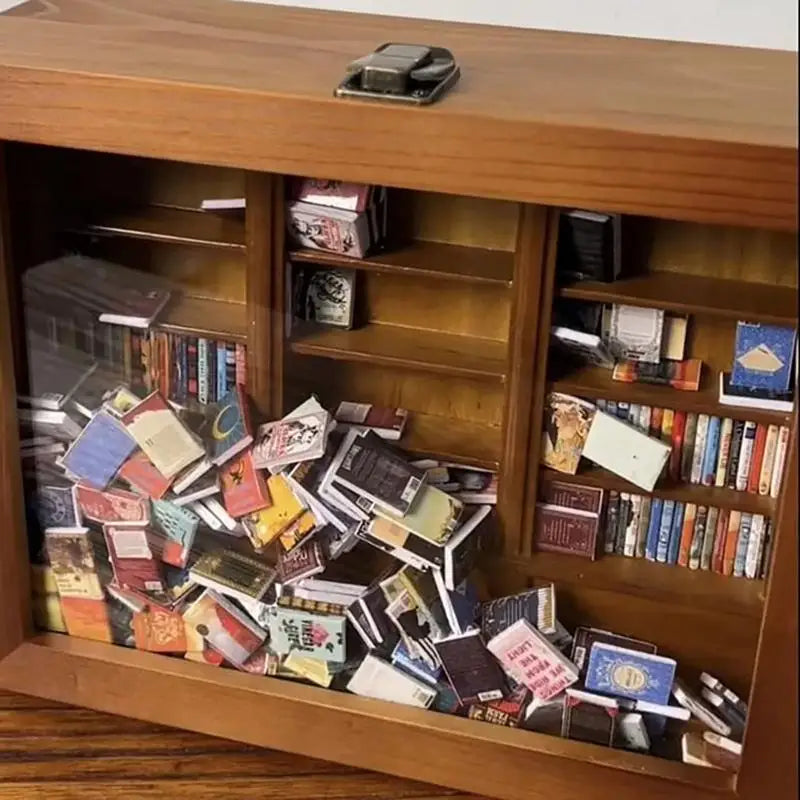 DIY Stress Reliever Wooden Library