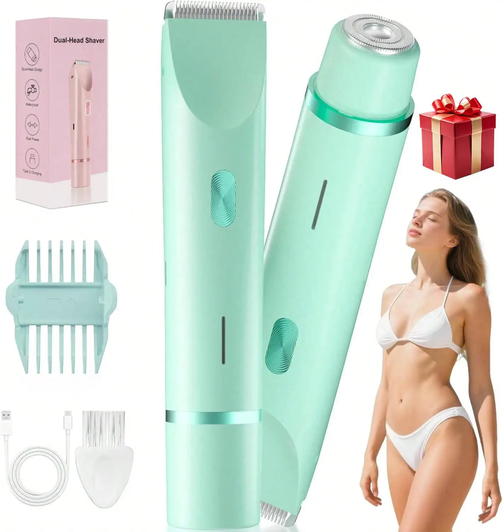 Womens Shaver Dual-Head Bikini Trimmer