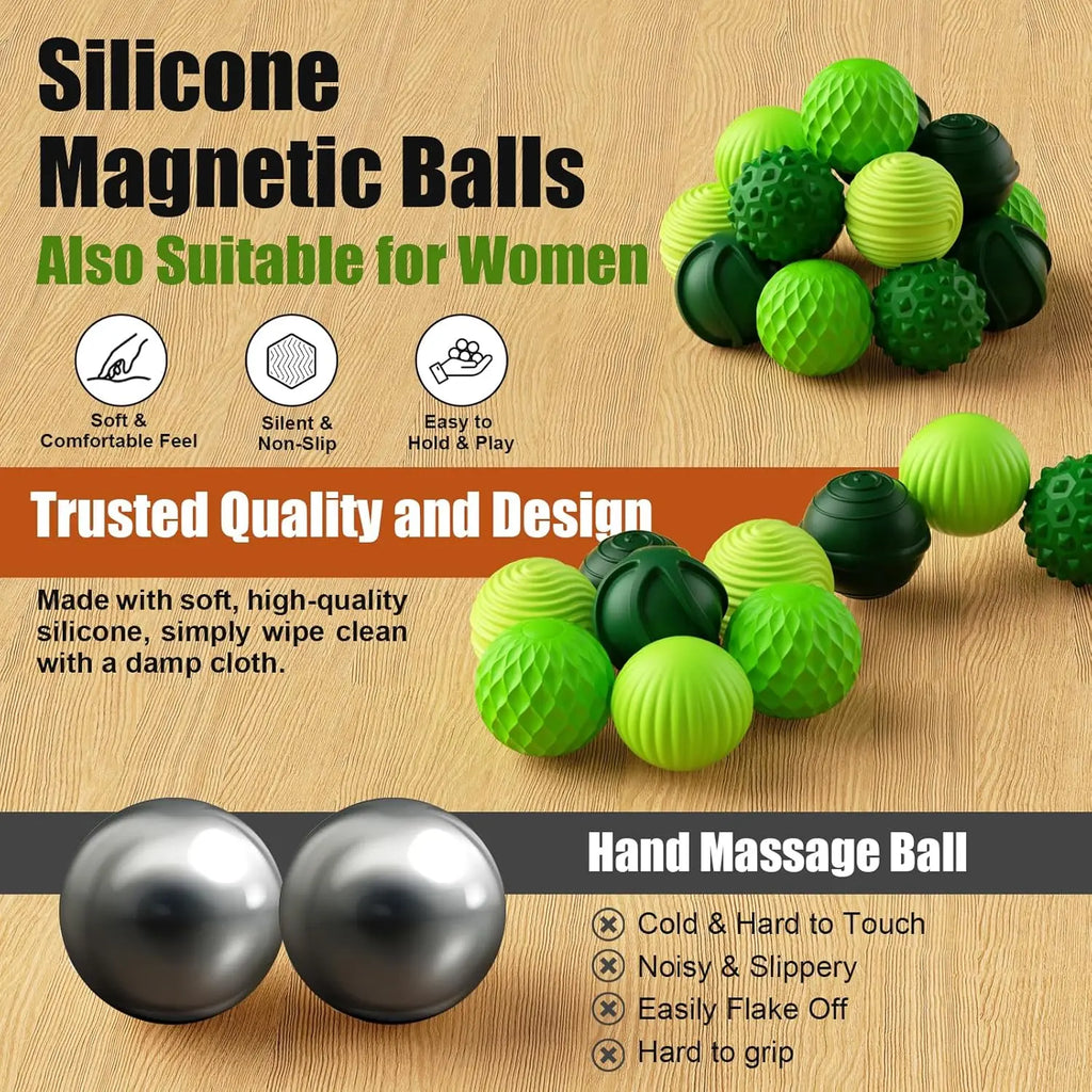 6-Pack Silicone Magnetic Balls