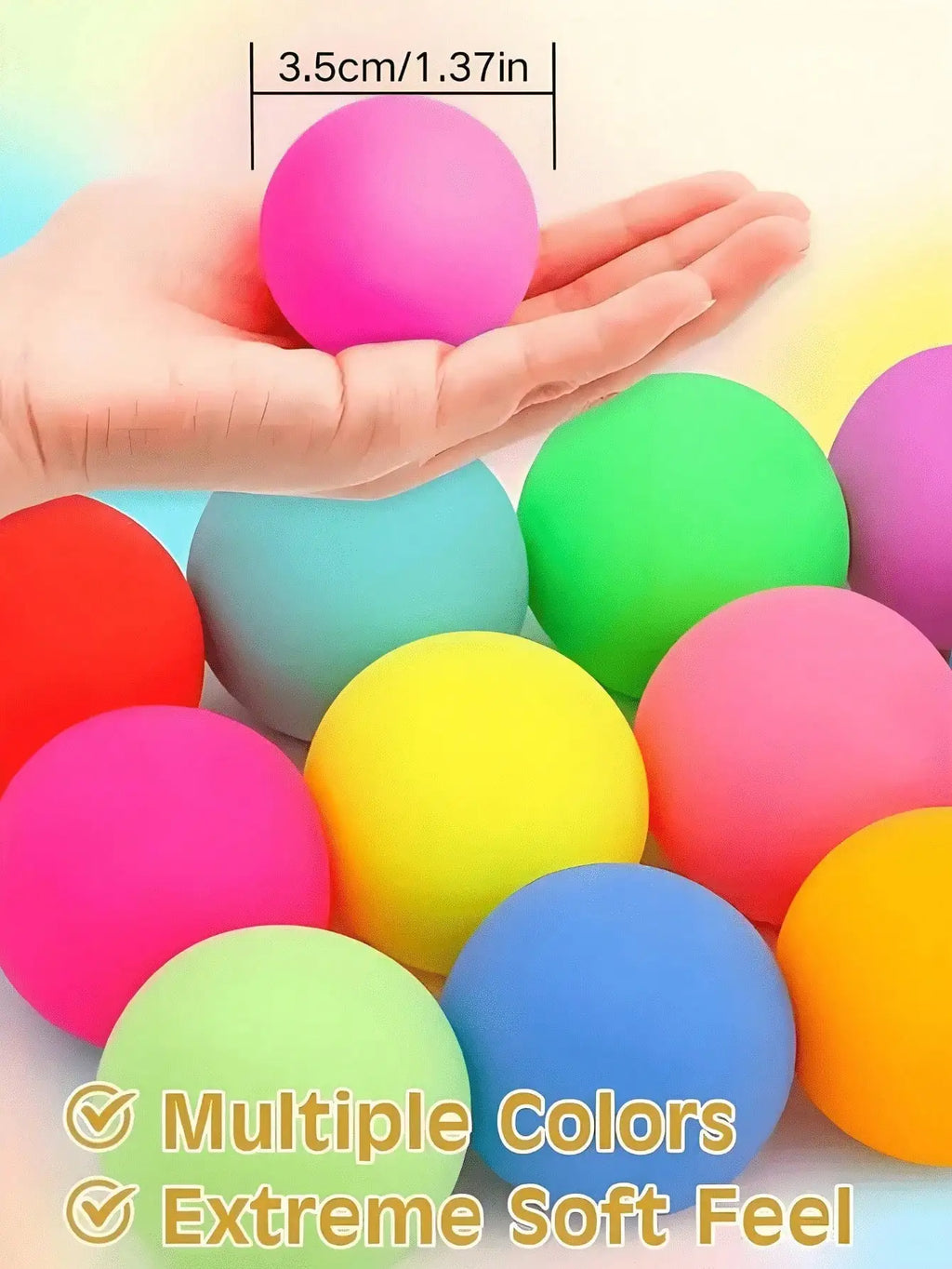 1PC Colorful Stress Relief Ball