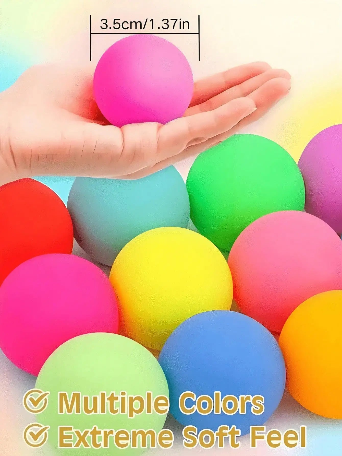 1PC Colorful Stress Relief Ball