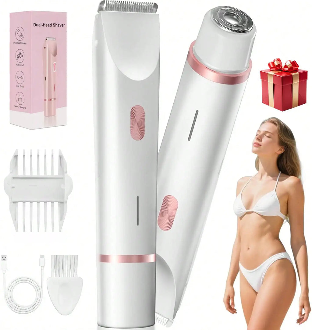 Womens Shaver Dual-Head Bikini Trimmer