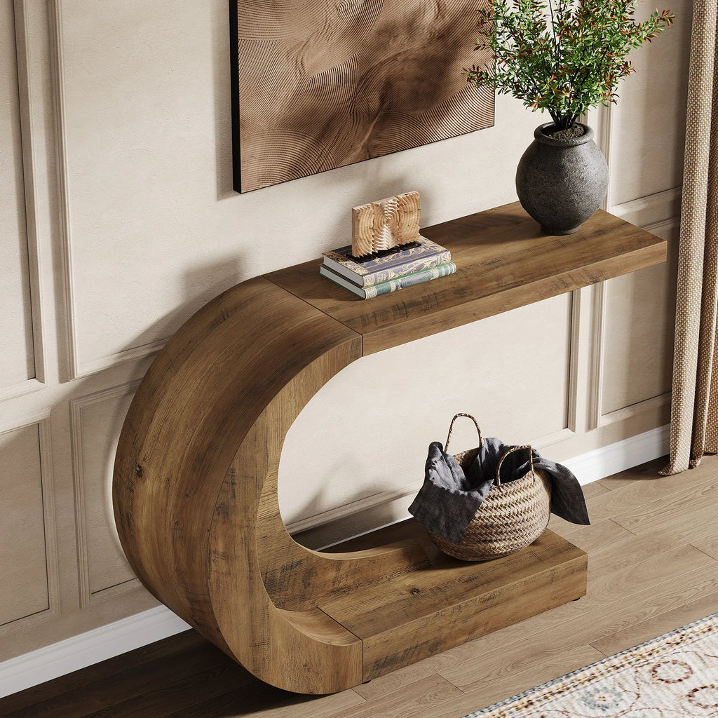43.3" Mid-Century Modern Console Table