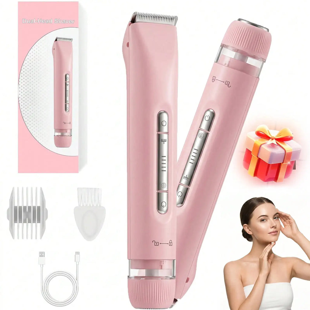 Womens Shaver Dual-Head Bikini Trimmer