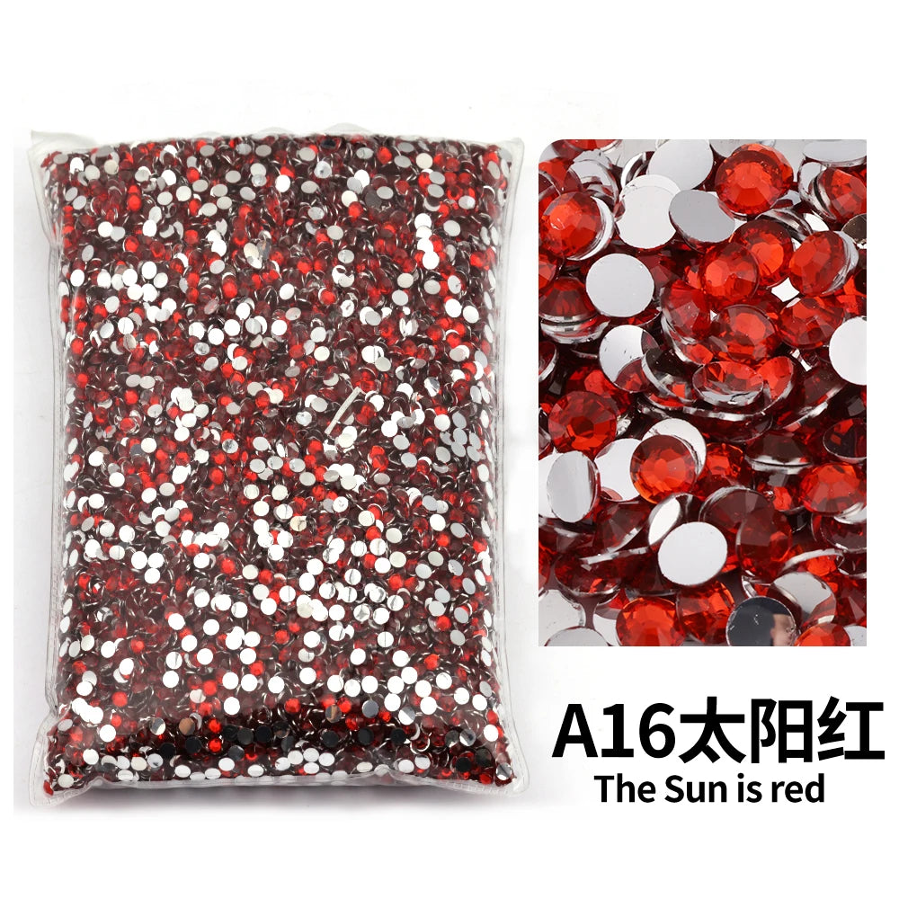 Big Package 2-6mm Resin Nail DIY Glitters