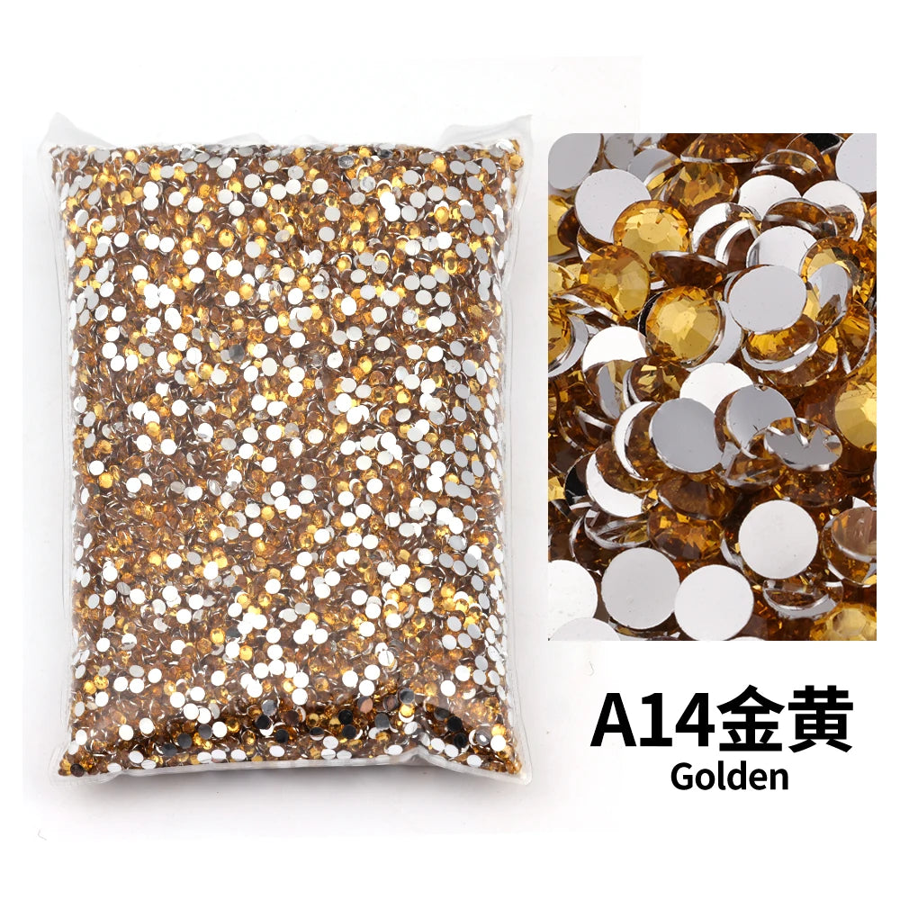 Big Package 2-6mm Resin Nail DIY Glitters
