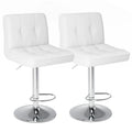 Leather Bar Stools Set of 2