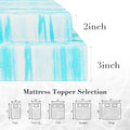 2-3 Inch Memory Foam Mattress Topper Twin, Full, Queen Size Thick Gel