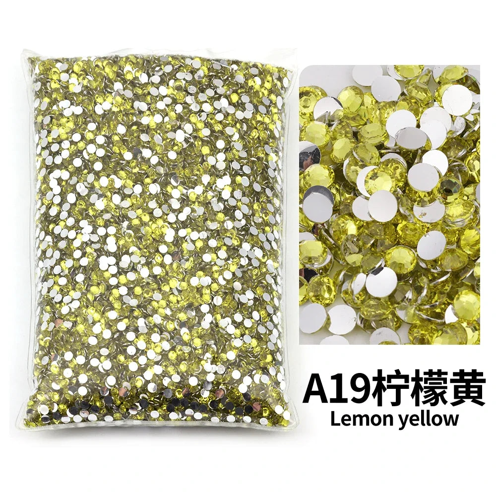 Big Package 2-6mm Resin Nail DIY Glitters