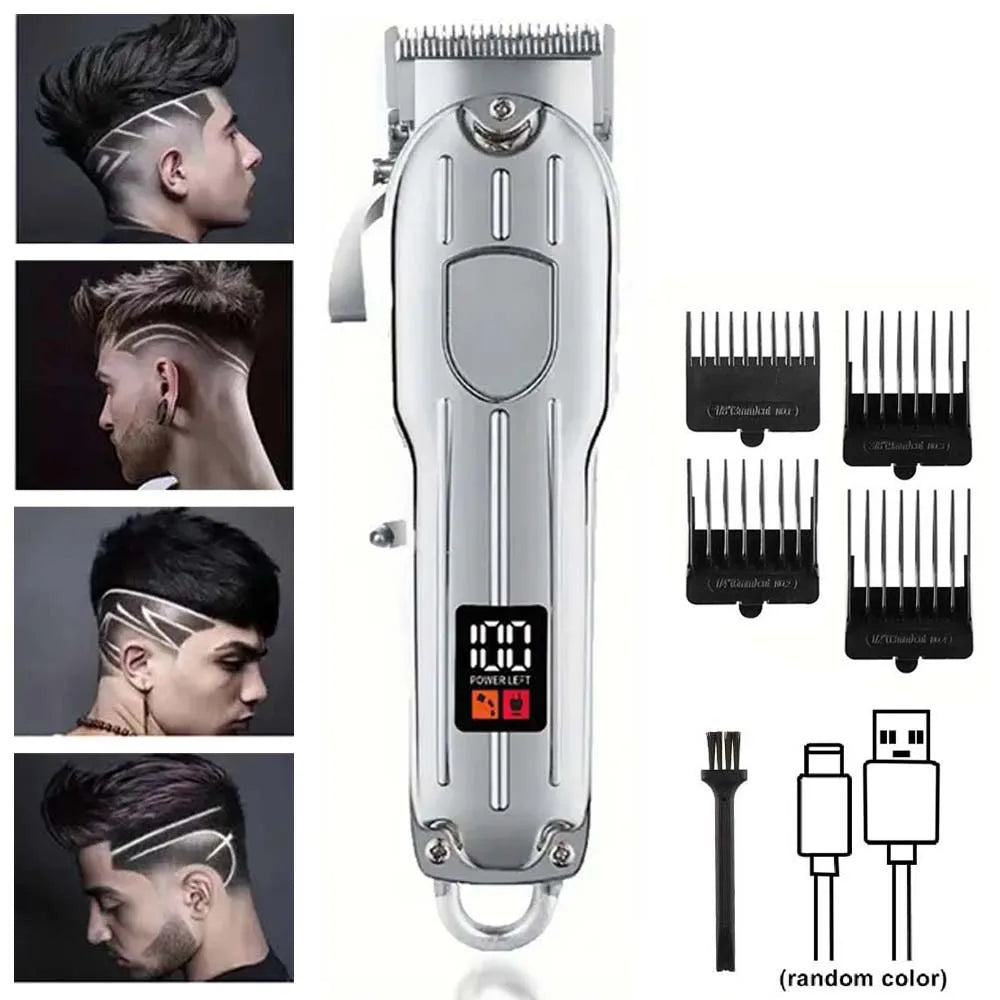 Professional Hair Clipper and Trimmer Set Men