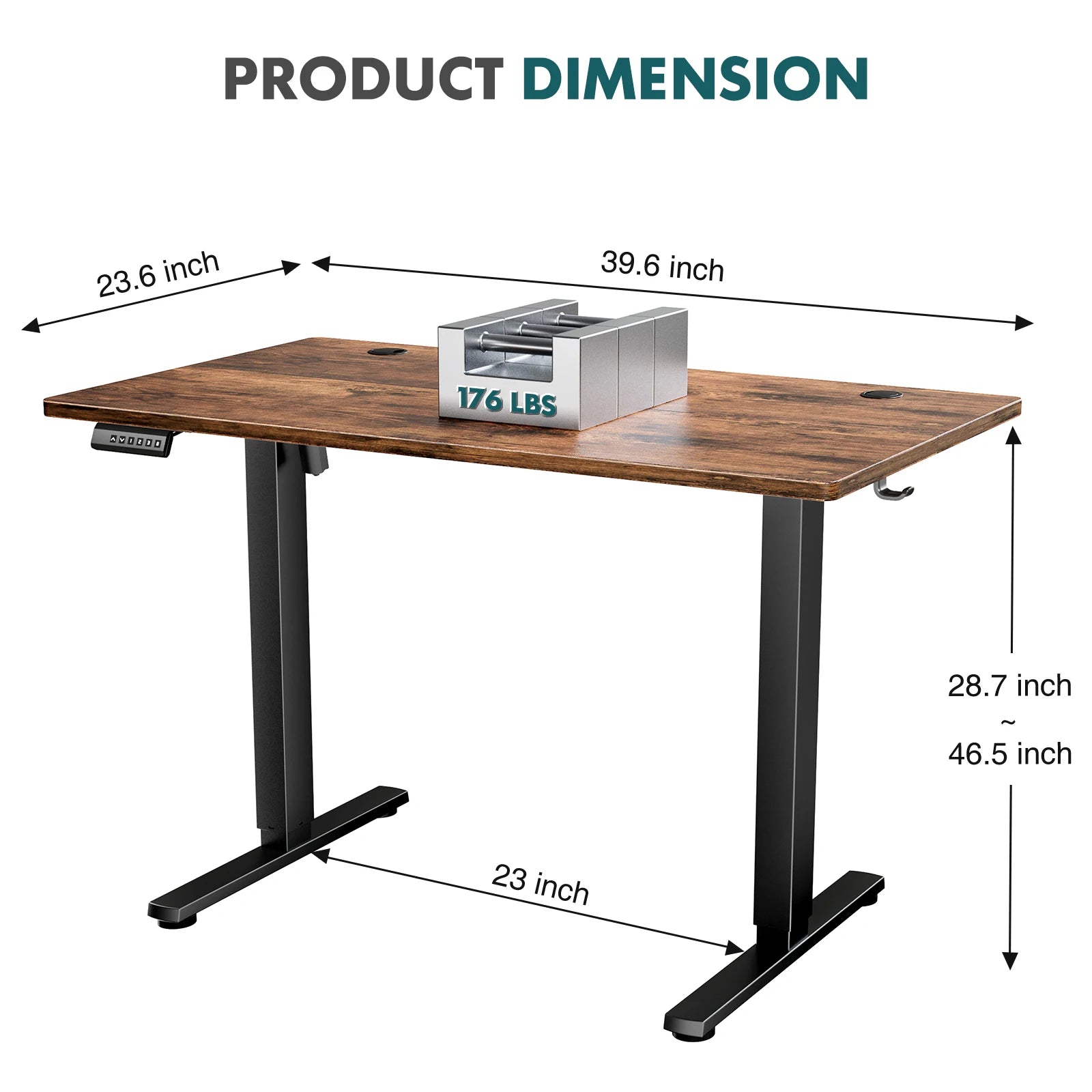 Ergonomic Electric Standing Desk Height Adjustable Computer Desk