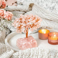 Feng Shui Rose Quartz Tree
